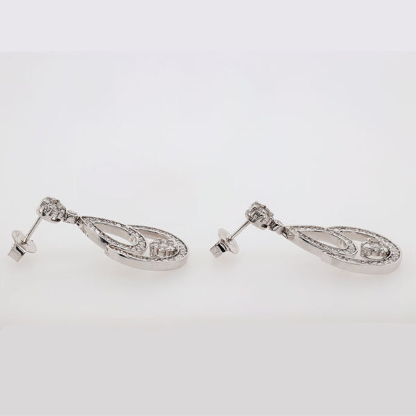 "Shimmer and Shine" Diamond Earrings - Image 2