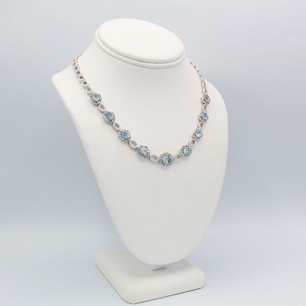"Glimmer" Aquamarine Necklace - Image 2