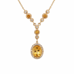 "Golden Honey" Citrine Pendant