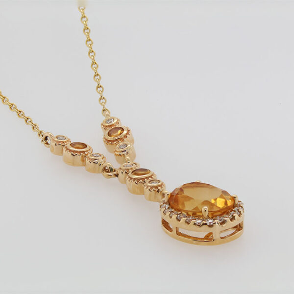 "Golden Honey" Citrine Pendant - Image 2