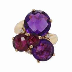 "Concord Grape" Amethyst Ring