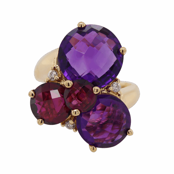 "Concord Grape" Amethyst Ring