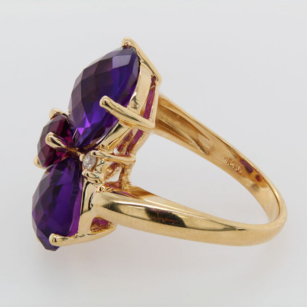 "Concord Grape" Amethyst Ring - Image 2