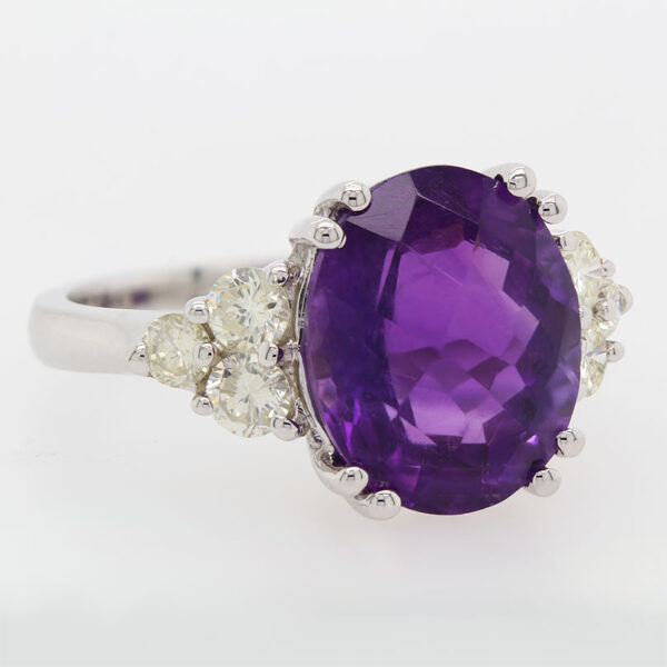 "Plum Purple" Amethyst Ring - Image 2