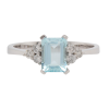 "Dainty Design" Aquamarine Ring