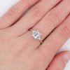 "Dainty Design" Aquamarine Ring - Image 4