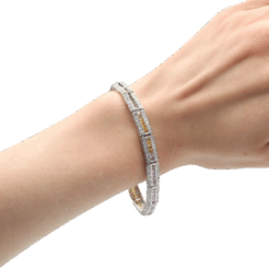 "Color Palette" Multicolored Sapphire Bracelet