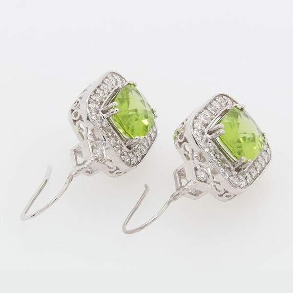 "Limeade" Peridot Earrings - Image 2