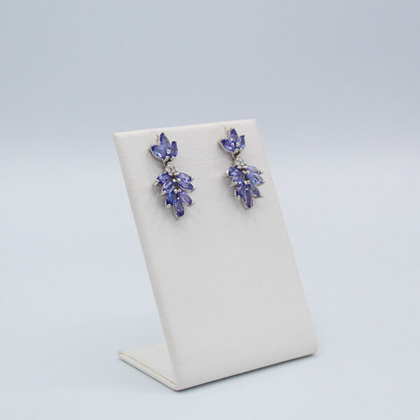 "Delphinium" Tanzanite Earrings - Image 3
