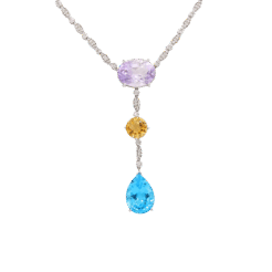 "Vivid" Multistone Necklace
