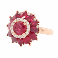 "Scarlet Rose" Ruby Ring