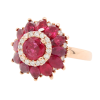 "Scarlet Rose" Ruby Ring