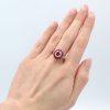 "Scarlet Rose" Ruby Ring - Image 4
