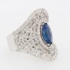"Midnight Stars" Sapphire and Diamond Ring - Image 2