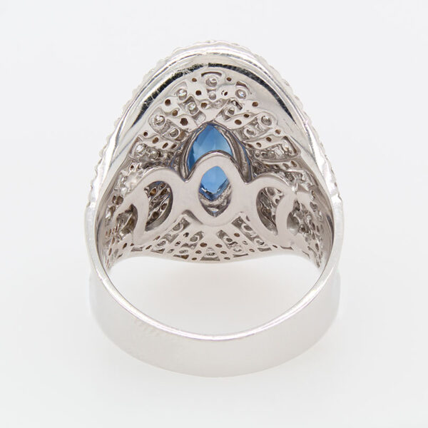 "Midnight Stars" Sapphire and Diamond Ring - Image 3