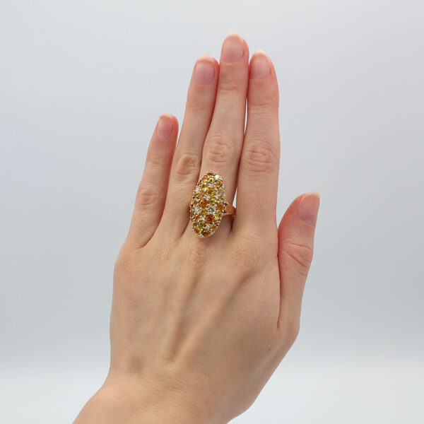 "Sunrise" Yellow Sapphire Ring - Image 3