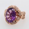 "Rose Gold" Amethyst Ring - Image 3