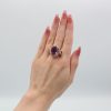 "Rose Gold" Amethyst Ring - Image 5