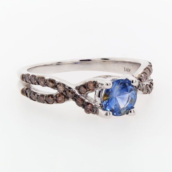 "Cognac" Sapphire Ring - Image 2