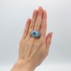 (75% OFF!)"Sparkling Swiss" Blue Topaz Ring - Image 5