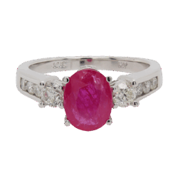 "Rouge" Ruby Ring