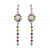 "Rainbow Waterfall" Multistone Earrings