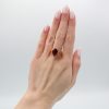 "Kansas City Spirit" Garnet and Citrine Ring - Image 3