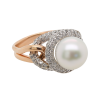 "Harmonious Blend" Pearl Ring