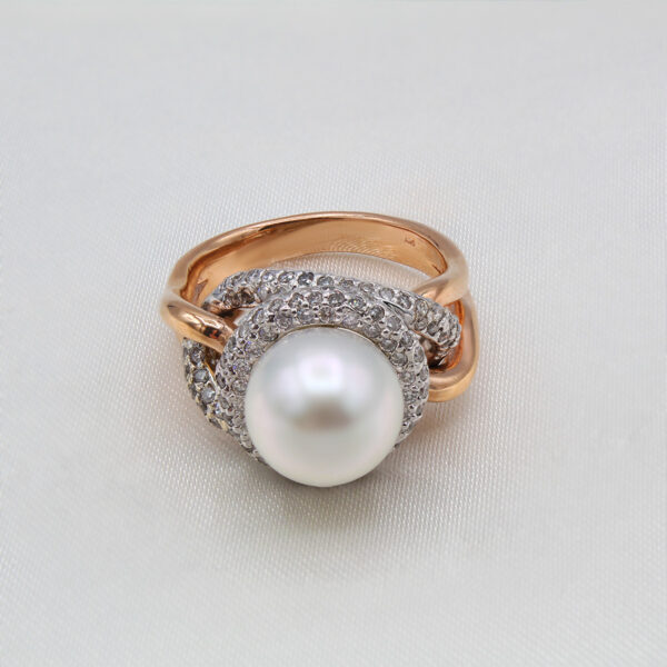 "Harmonious Blend" Pearl Ring - Image 3