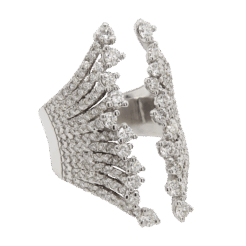 "Confetti" Open Diamond Ring