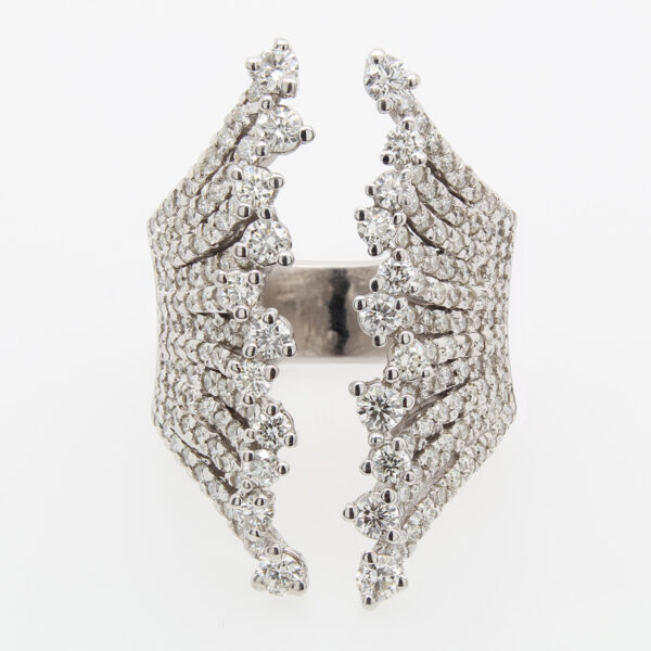 "Confetti" Open Diamond Ring - Image 2