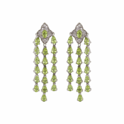 "Cascading" Peridot Earrings