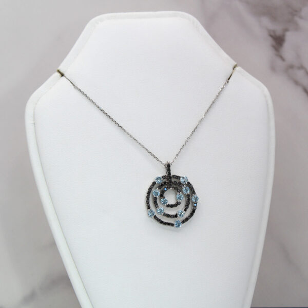 "Day and Night" Aquamarine Pendant - Image 3