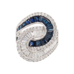 EFFY Sapphire and Diamond Ring