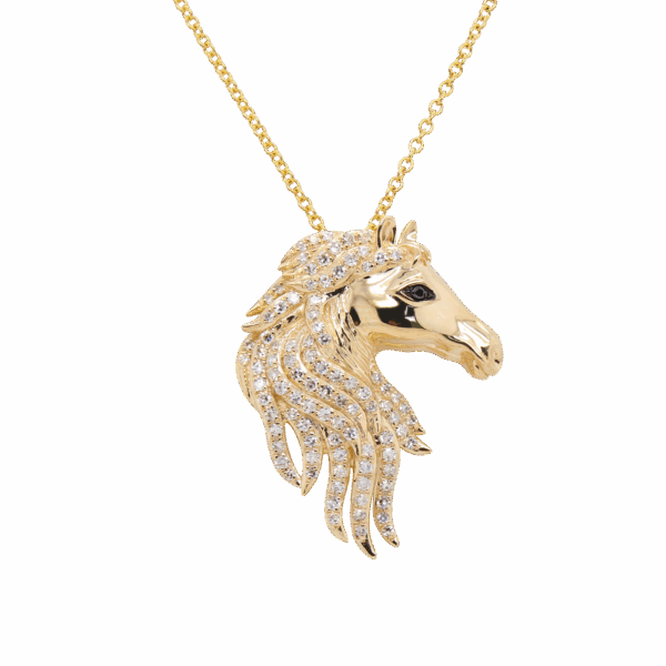 EFFY Diamond Horse Pendant