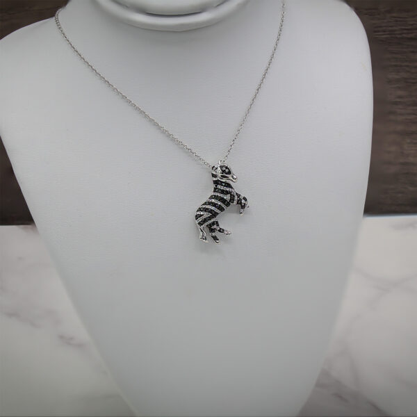 EFFY Prancing Zebra Pendant - Image 3