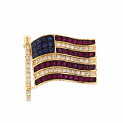 EFFY American Flag Pin