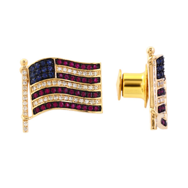 EFFY American Flag Pin - Image 2