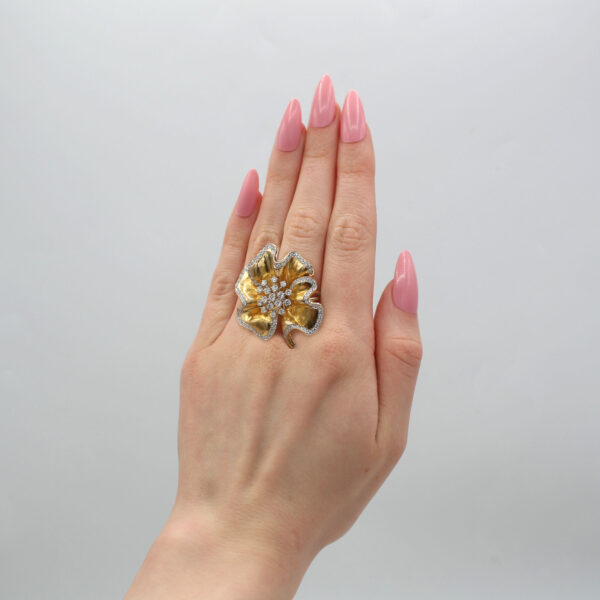 EFFY Diamond Flower Ring - Image 4