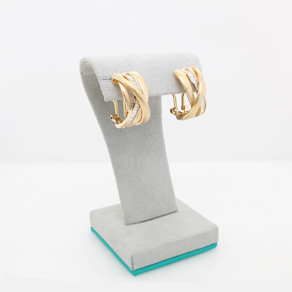 EFFY Diamond Hoop Earrings - Image 3