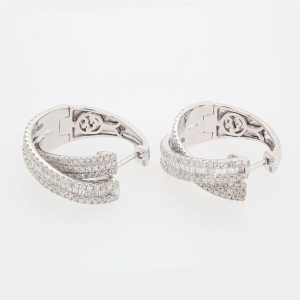 EFFY Diamond Hoop Earrings - Image 2