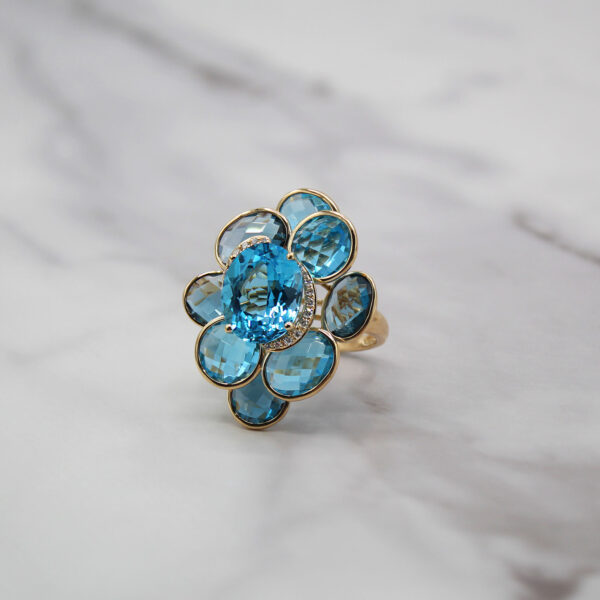 EFFY Blue Topaz Ring - Image 2