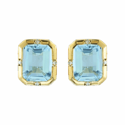 EFFY Aquamarine Stud Earrings