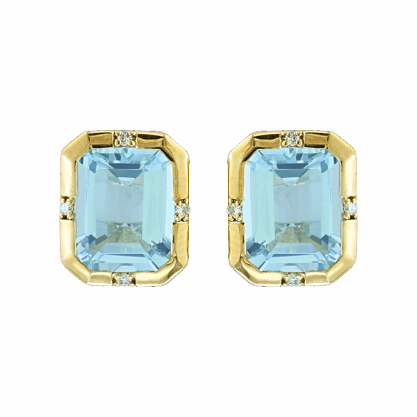 EFFY Aquamarine Stud Earrings