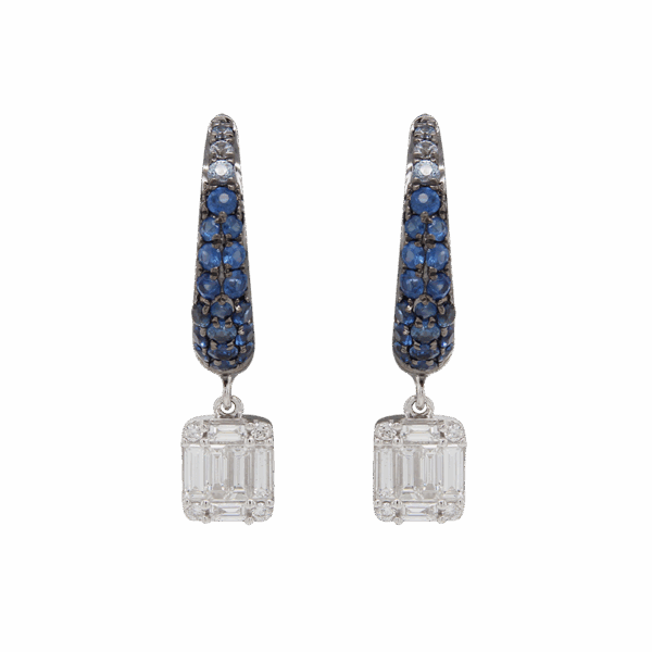 EFFY Sapphire and Diamond Earrings