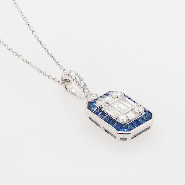 EFFY Sapphire and Diamond Pendant - Image 2