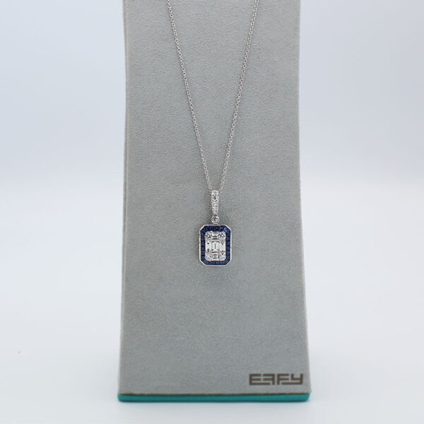 EFFY Sapphire and Diamond Pendant - Image 3