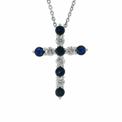 EFFY Sapphire and Diamond Pendant