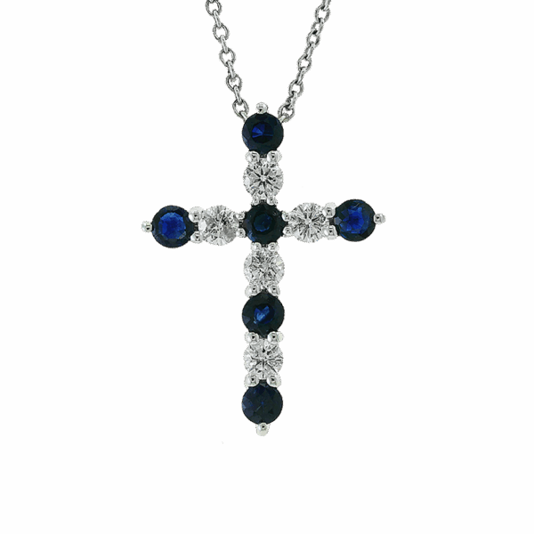 EFFY Sapphire and Diamond Pendant