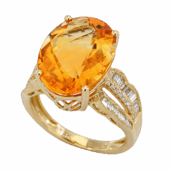 EFFY Citrine Ring